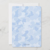 イエイハー！青いカウボーイの誕生日パーティー招待状 招待状 (裏面)