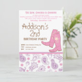 イエイ・ハウ・バースデー・パーティー 招待状 (スタンド正面)