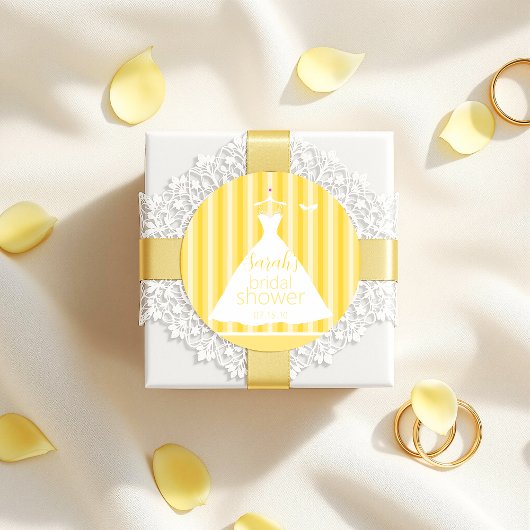 イエエレガントロ結婚ーズブライダルシャワー ラウンドシール