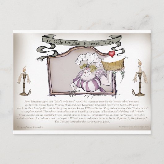 イエオルデオリジナルバケウエルタルテトニー・フェルナンデス ポストカード (正面)