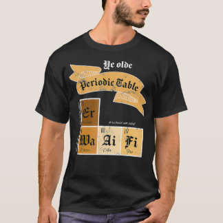 イエオルデ周期表化学元素のジョーク Tシャツ
