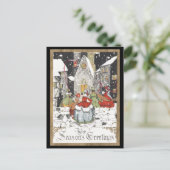 イエオルデ教会のクリスマスサービス シーズンポストカード (スタンド正面)