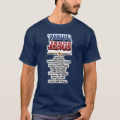 イエシュア - キリスト Tシャツ (正面)