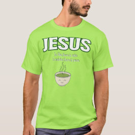 イエスおもしろいと抹茶、抹茶グリーンTシャツ Tシャツ