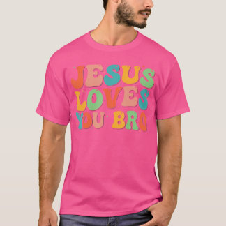 イエスおもしろいはGroovyキリスト教のヴィンテージ Tシャツ