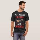 イエスおもしろいウクレレ Tシャツ (正面フル)