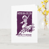 イエスおもしろいキリストサーフィンギフトキリスト教 カード (黄色い花)