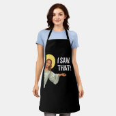 イエスおもしろいミーム私はクリスチャンの引用文神が見た エプロン (着用した状態)