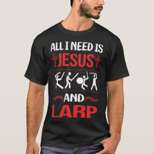 イエスおもしろいラルプLarping RPGロレプレイロレプレイ Tシャツ