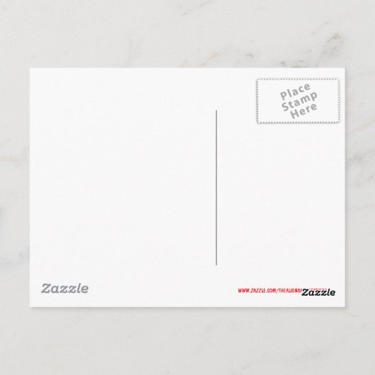 イエスおもしろい様を見つけた無神論者 ポストカード (裏面)