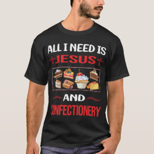 イエスおもしろい菓子職人 Tシャツ