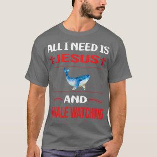 イエスおもしろい・ホエールウォッチング Tシャツ