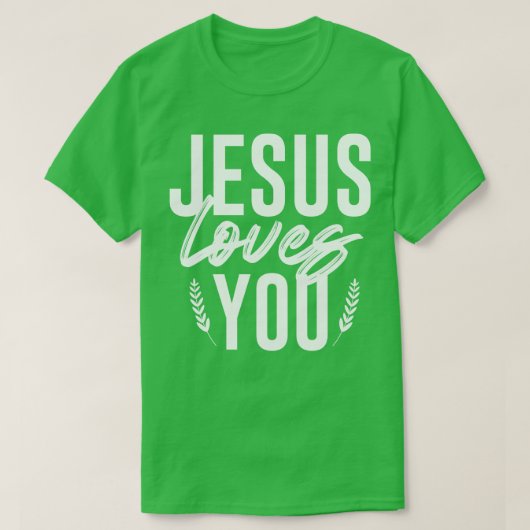 イエスがあなたを愛する2 Tシャツ (デザイン正面)