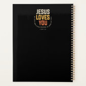 イエスがあなたを愛する – 1ヨハネ4:19クリスチャン プランナー手帳 (裏面)