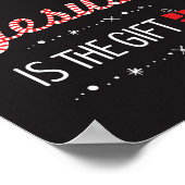 イエスがこの季節のポスターの贈り物である ポスター (角)