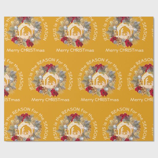 イエスがイエロークリスマスの理由 ラッピングペーパー (フラット)