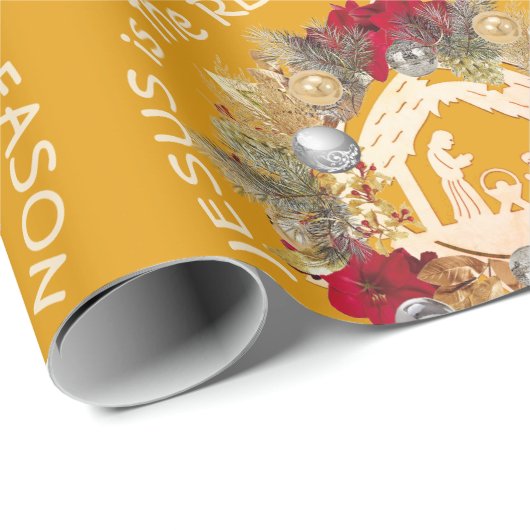 イエスがイエロークリスマスの理由 ラッピングペーパー (ロールコーナー)