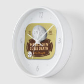 イエスがキュールピルを癒す – おもしろいキリスト教の信仰 壁時計 (傾斜)
