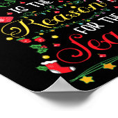 イエスがキリスト教の季節の信仰の理由である ポスター (角)