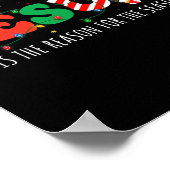 イエスがキリスト教の季節の信仰の理由である ポスター (角)