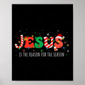 イエスがキリスト教の季節の信仰の理由である ポスター (正面)