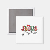 イエスがクリスマスのシーズンTeeの理由 マグネット (正面/裏面)