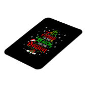 イエスがクリスマスのパジャムの季節の理由 マグネット (左側)