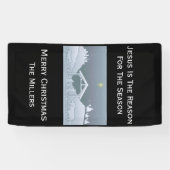 イエスがクリスマスの出生 横断幕 (横)