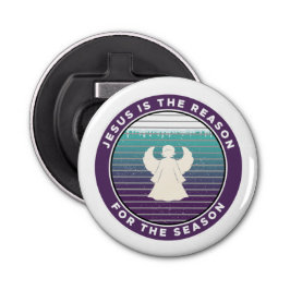 イエスがクリスマスの天使の季節の理由 栓抜き