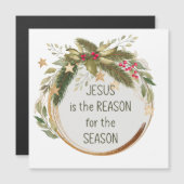 イエスがクリスマスの季節の理由だ (正面/裏面)