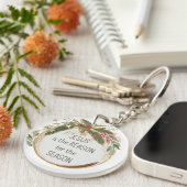 イエスがクリスマスの季節の理由だ キーホルダー (正面右)