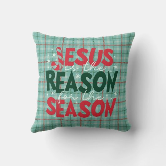イエスがクリスマスの季節の理由だ クッション (裏面)