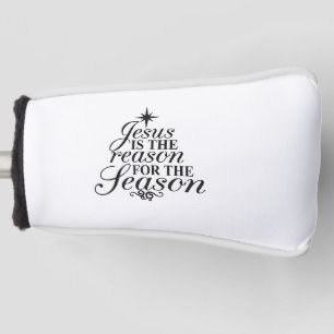 イエスがクリスマスの季節の理由だ ゴルフヘッドカバー