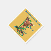 イエスがクリスマスの季節の理由だ スタンダードカクテルナプキン (角)