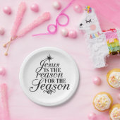 イエスがクリスマスの季節の理由だ ペーパープレート (パーティー)