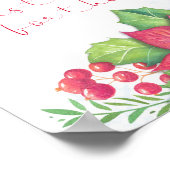 イエスがクリスマスの季節の理由だ ポスター (角)