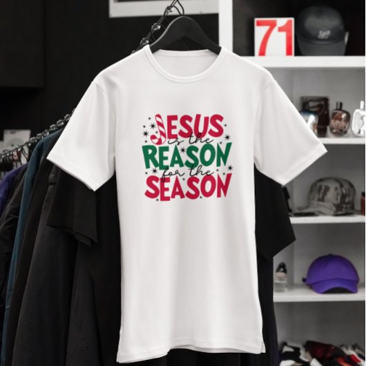 イエスがクリスマスの季節の理由だ Tシャツ