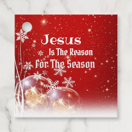 イエスがクリスマスの紙 フェイバータグ (正面)