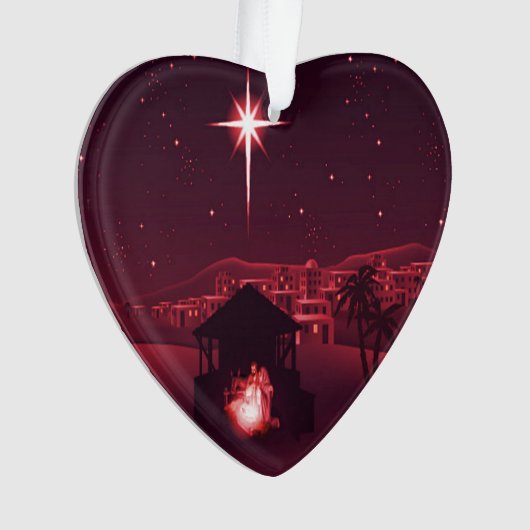 イエスがクリスマスの飾りの理由 オーナメント (正面)