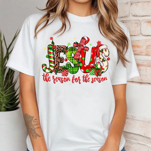 イエスがクリスマスを信仰する季節の理由である Tシャツ