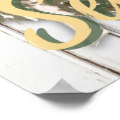 イエスがクリスマスウォールアートデコールの理由 ポスター (角)