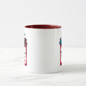 イエスがクリスマスカスタマイズの理由だ マグカップ (中央)