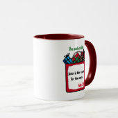 イエスがクリスマスカスタマイズの理由だ マグカップ (正面右)