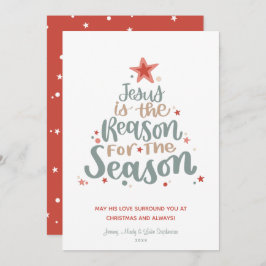 イエスがクリスマスカードの理由 招待状