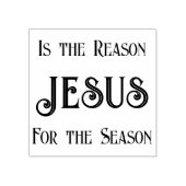 イエスがクリスマススタンプを押す理由 ラバースタンプ (インプリント)