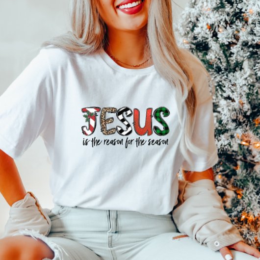 イエスがクリスマスティーの季節の理由 Tシャツ