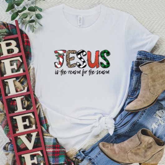 イエスがクリスマスティーの季節の理由 Tシャツ