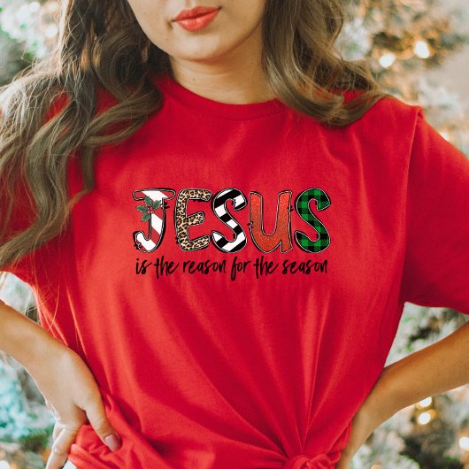 イエスがクリスマスティーの季節の理由 Tシャツ