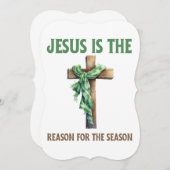 イエスがクリスマス・イエスの季節の理由である (正面/裏面)