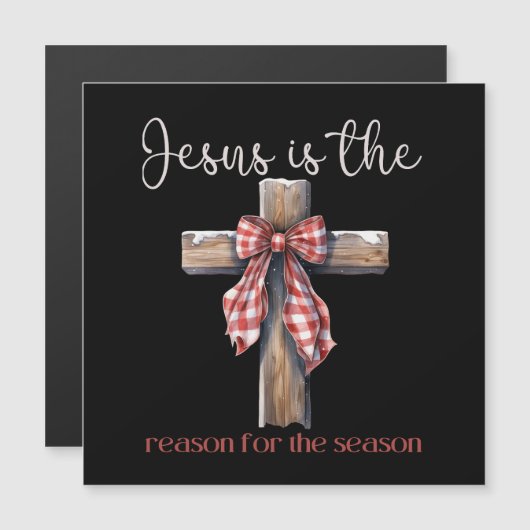 イエスがクリスマス・イエスの季節の理由である (正面/裏面)